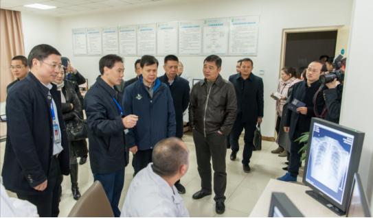 仙桃市政协考察智慧医疗平台建设：惠及于民应全市推广