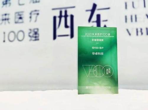 双奖认证！华卓科技荣获2023未来医疗100强&价值领域奖