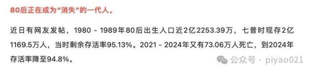 “每20个80后就有1人去世”？谣言！罪魁祸首可能是AI