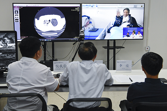 西藏病患北京问诊 全国结核病远程查房在北京胸科医院首现