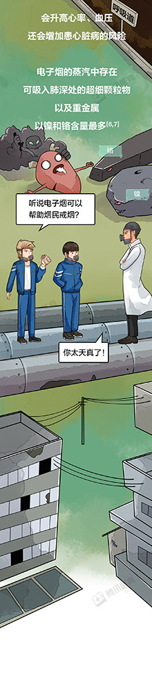 【世界无烟日科普长图】以为电子烟很酷？每吸一口都可能危害你的健康