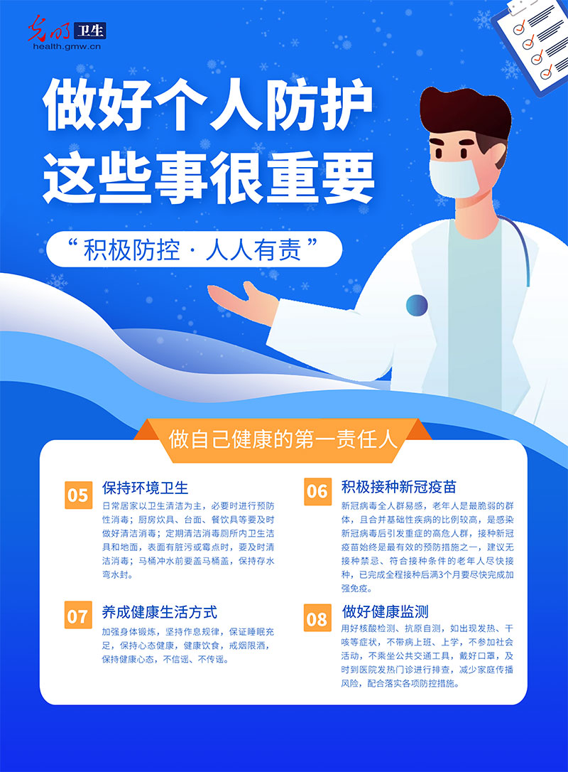 防疫科普海报做好个人防护这些事很重要