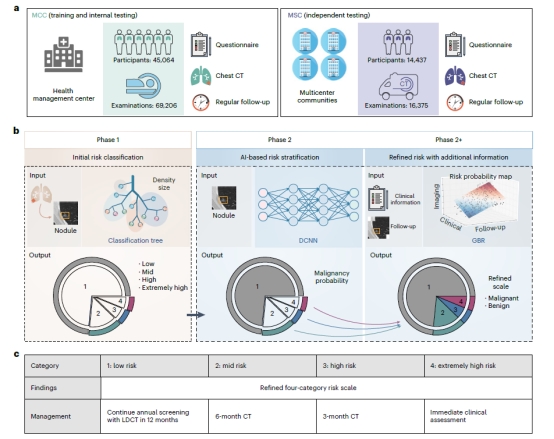 我国医工交叉团队突破：《自然医学》发表肺结节风险分级新方案