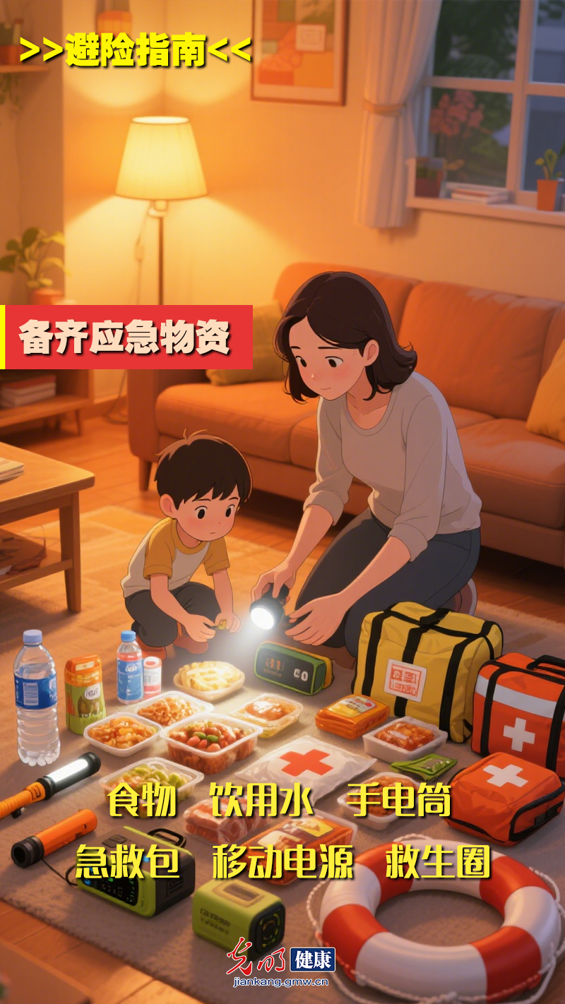 【应急科普海报】汛期避险指南：牢记九大关键行动，从居家到行车的全方位防护