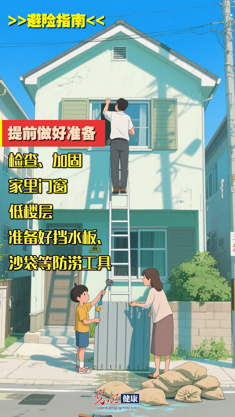 【应急科普海报】汛期避险指南：牢记九大关键行动，从居家到行车的全方位防护