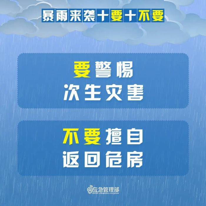 我国进入“七下八上”防汛关键期 请记牢“十要十不要”