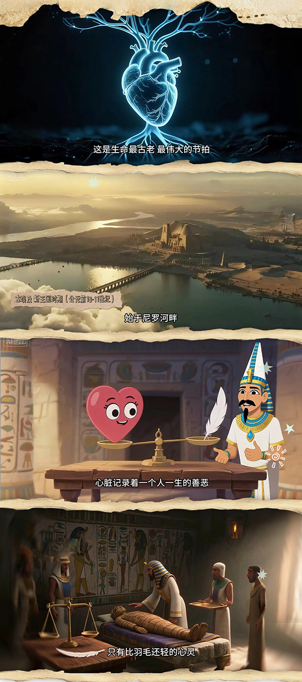 光明健康|AIGC动画《心路历程》：从灵魂居所到生命之泵