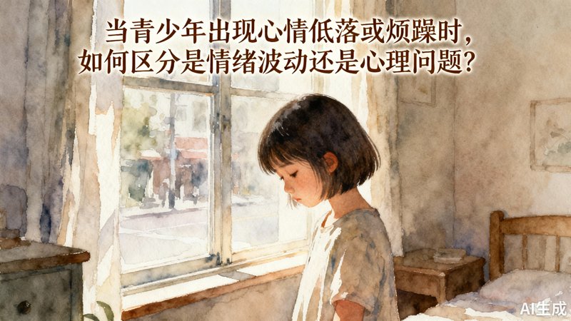 【AI科漫剧场】从烦躁到沉默,读懂青少年被忽略的求救信号 【AI科漫剧场】从烦躁到沉默,读懂青少年被忽略的求救信号