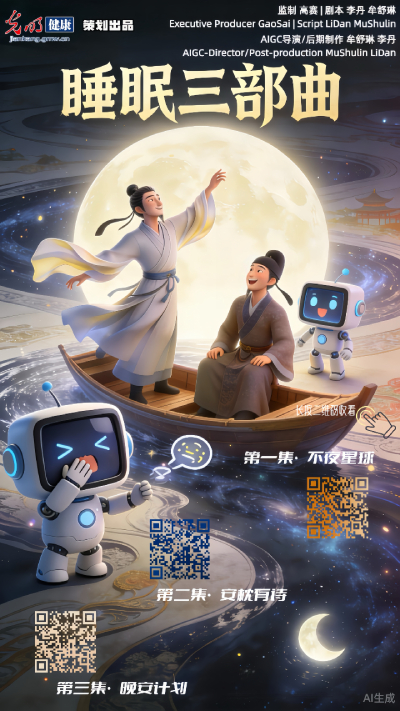光明健康|AIGC动画《睡眠三部曲》第三集：晚安计划