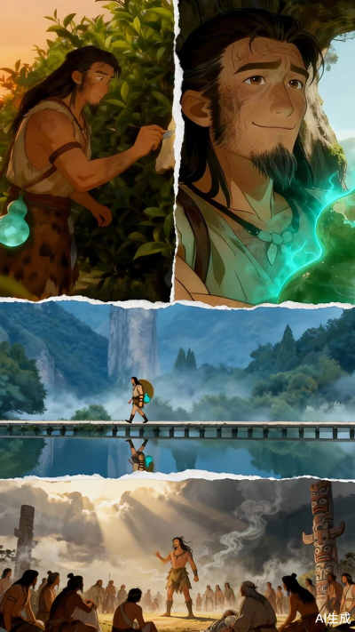 光明健康|AIGC动画《本草新生》第一集：百草初尝