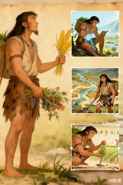 光明健康|AIGC动画《本草新生》第一集：百草初尝