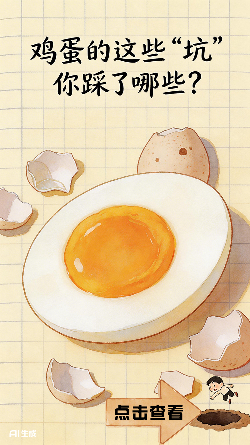 【健康科普】鸡蛋的这些“坑” 你踩了哪些？