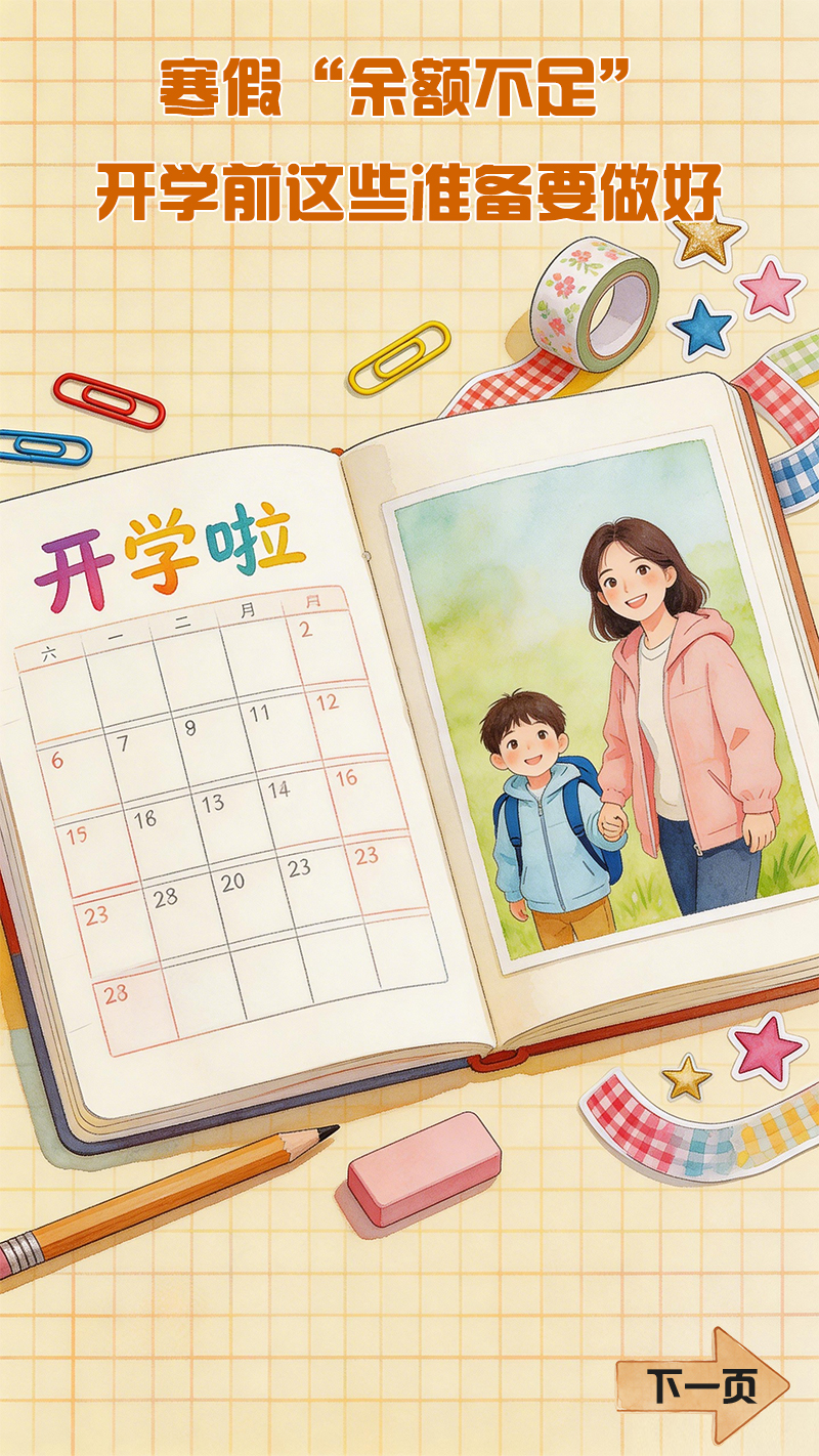 【健康科普】寒假“余额不足” 开学前这些准备要做好