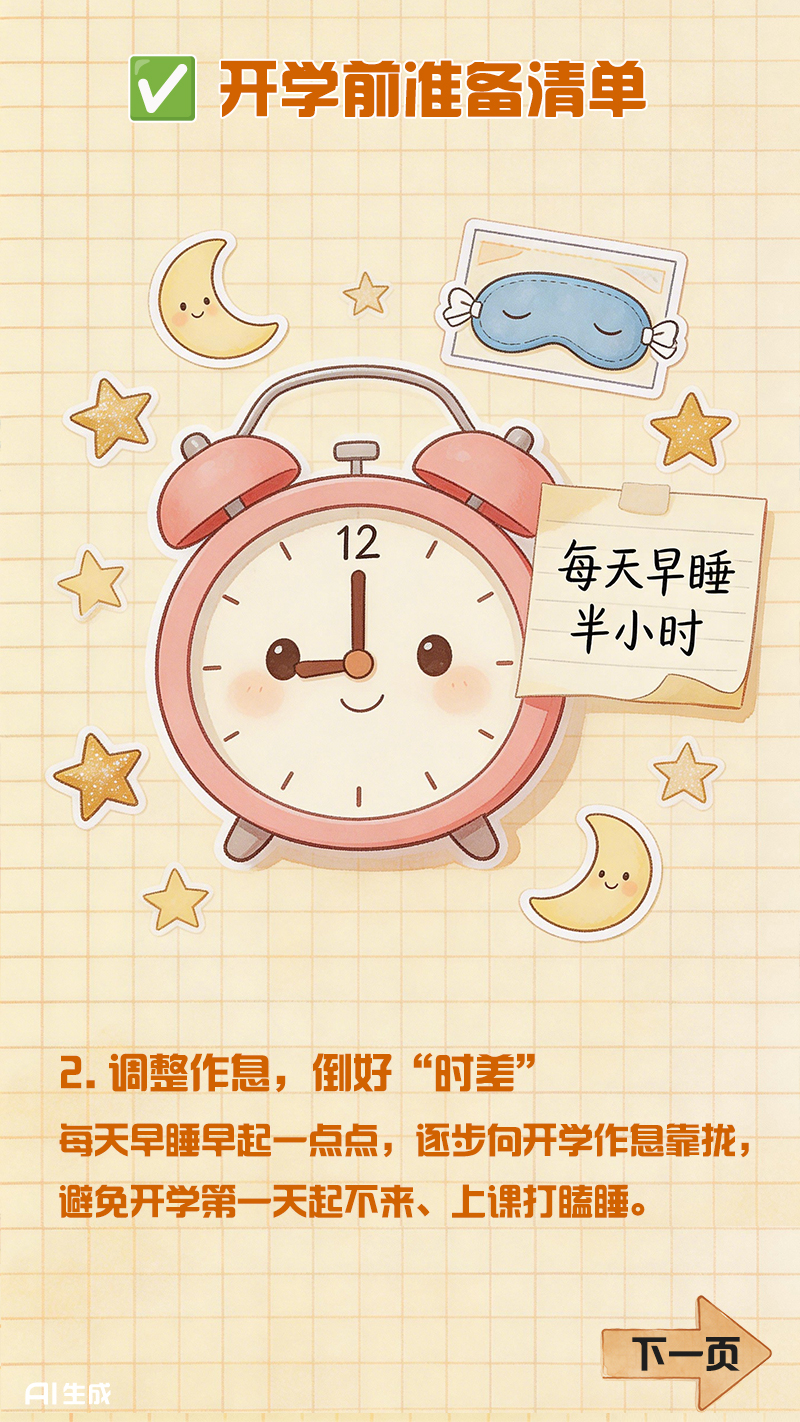 【健康科普】寒假“余额不足” 开学前这些准备要做好