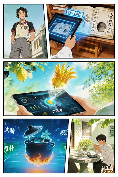 AI漫镜头|《健康中国进行时·创新》：百年药号来了位科技迷