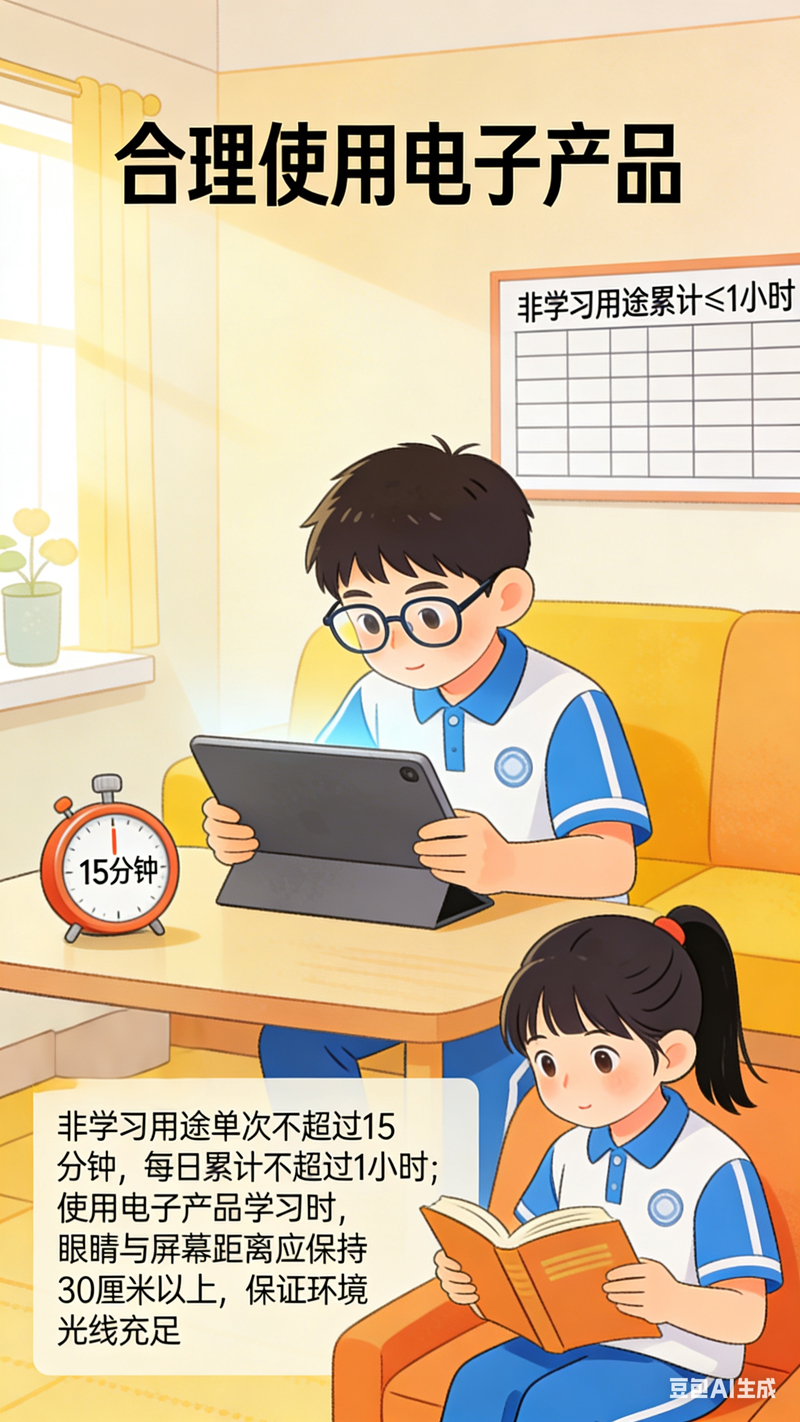 【开学第一课AI绘本】从作息到心理，全方位护航学生健康（下篇）