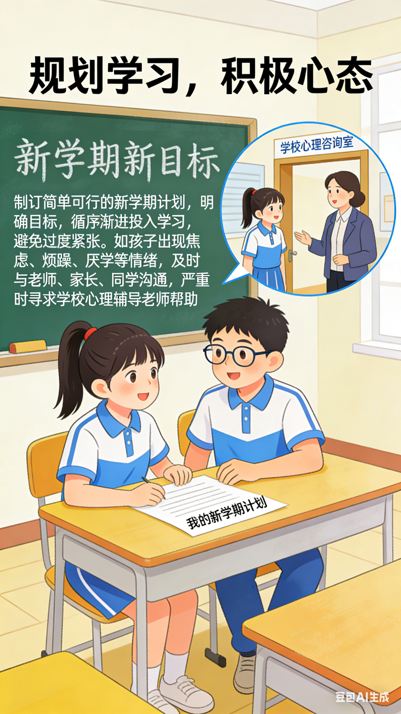 【开学第一课AI绘本】从作息到心理，全方位护航学生健康（下篇）