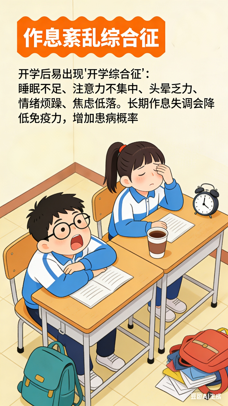 【开学第一课AI绘本】从作息到心理，全方位护航学生健康（上篇）