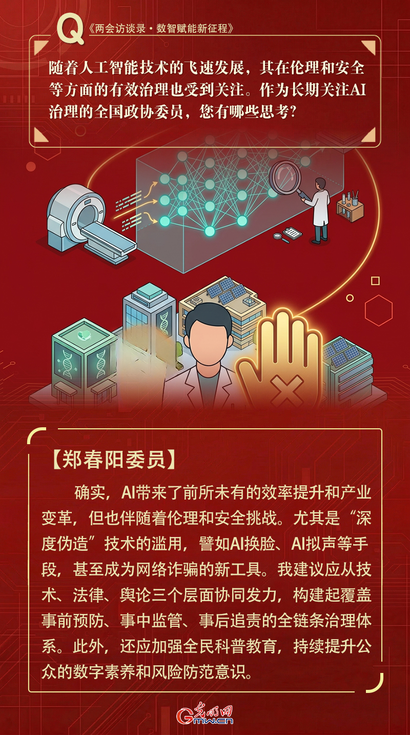 两会对话|郑春阳委员：提升公众数字素养和风险防范意识