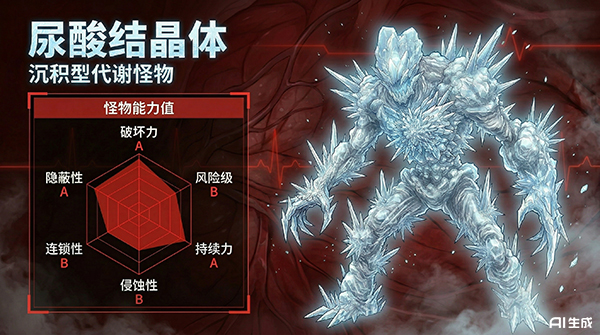 AIGC动画：《结晶之夜》｜痛风，不是一夜发生的