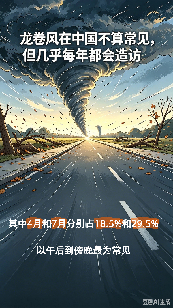 AI应急科普|正逢龙卷风活跃季，室内外驾车三场景避险要点全梳理