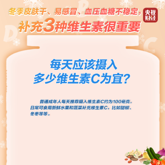 冬季皮肤干、易感冒？可能要补充这3种维生素了