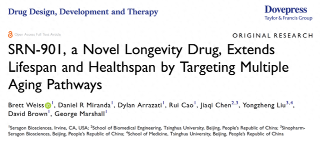 国际权威医学期刊《Drug Design, Development and Therapy》发表研究截图