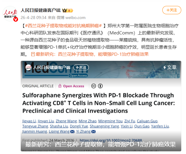 莱菔硫烷,能否成为抗癌新先锋?为何率先在中国实现突破?谁是背后的“关键先生”?何时可以惠及患者? 莱菔硫烷,能否成为抗癌新先锋?为何率先在中国实现突破?谁是背后的“关键先生”?何时可以惠及患者?