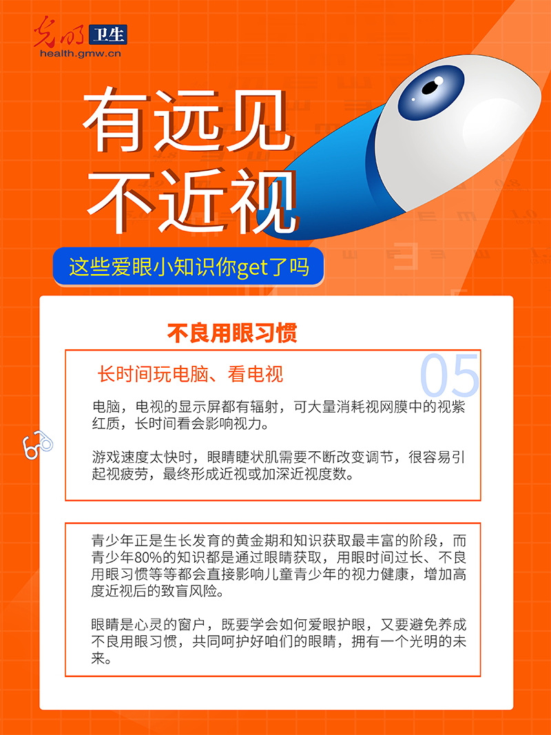 【科普海报】全国爱眼日|有远见，不近视！这些爱眼小知识你get了吗