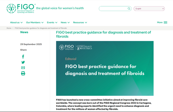 重庆海扶团队聚焦超声消融技术进入国际妇产科学联盟（FIGO）全球指南