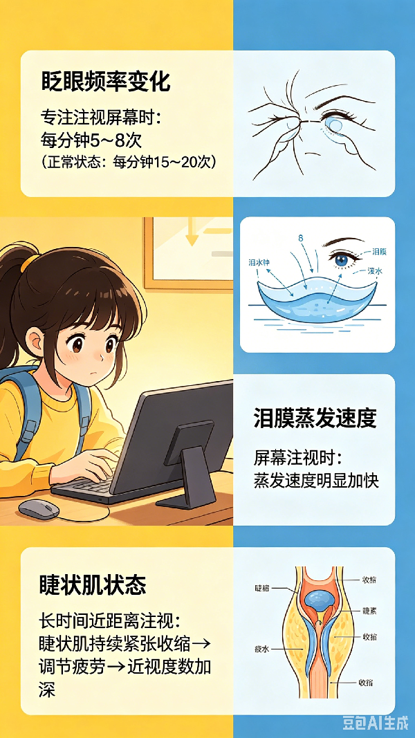 【AI科漫剧场】全国爱眼日|这三个看似省心省钱的护眼习惯，实则是用眼误区