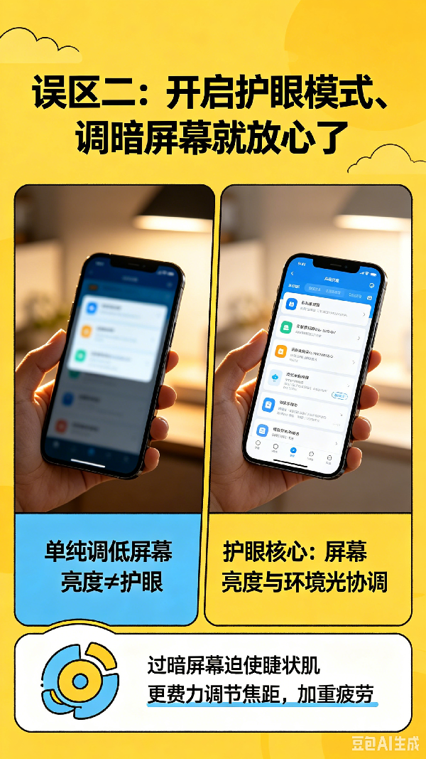 【AI科漫剧场】全国爱眼日|这三个看似省心省钱的护眼习惯，实则是用眼误区