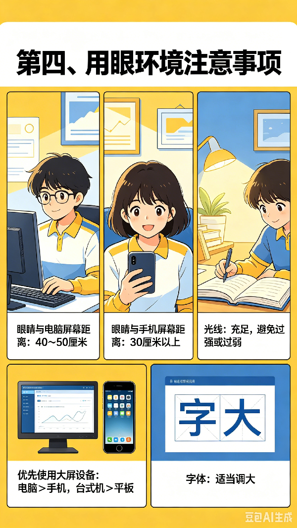 【AI科漫剧场】全国爱眼日|这三个看似省心省钱的护眼习惯，实则是用眼误区