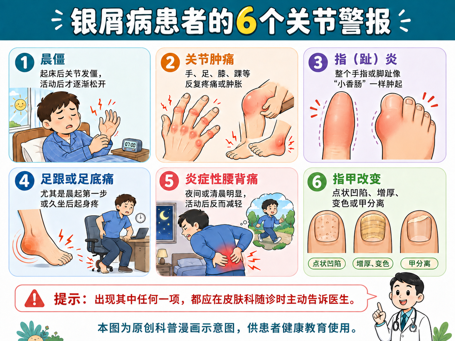 银屑病患者别忘查关节
