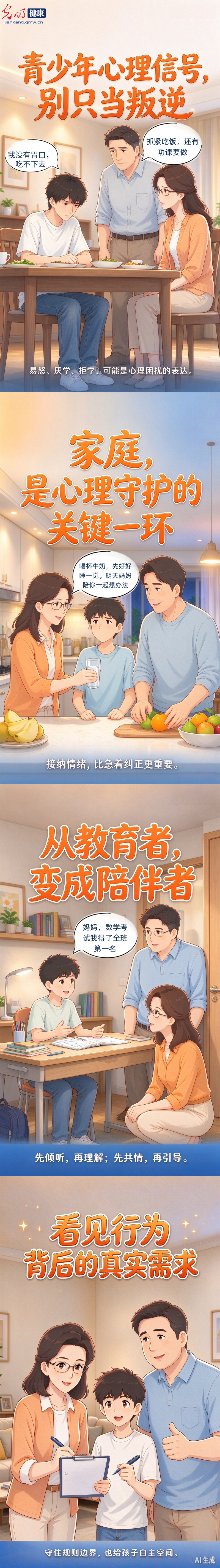 【光明健康声】AI 播客|青少年出现情绪行为偏差,家庭该如何做好有效干预 【光明健康声】AI 播客|青少年出现情绪行为偏差,家庭该如何做好有效干预